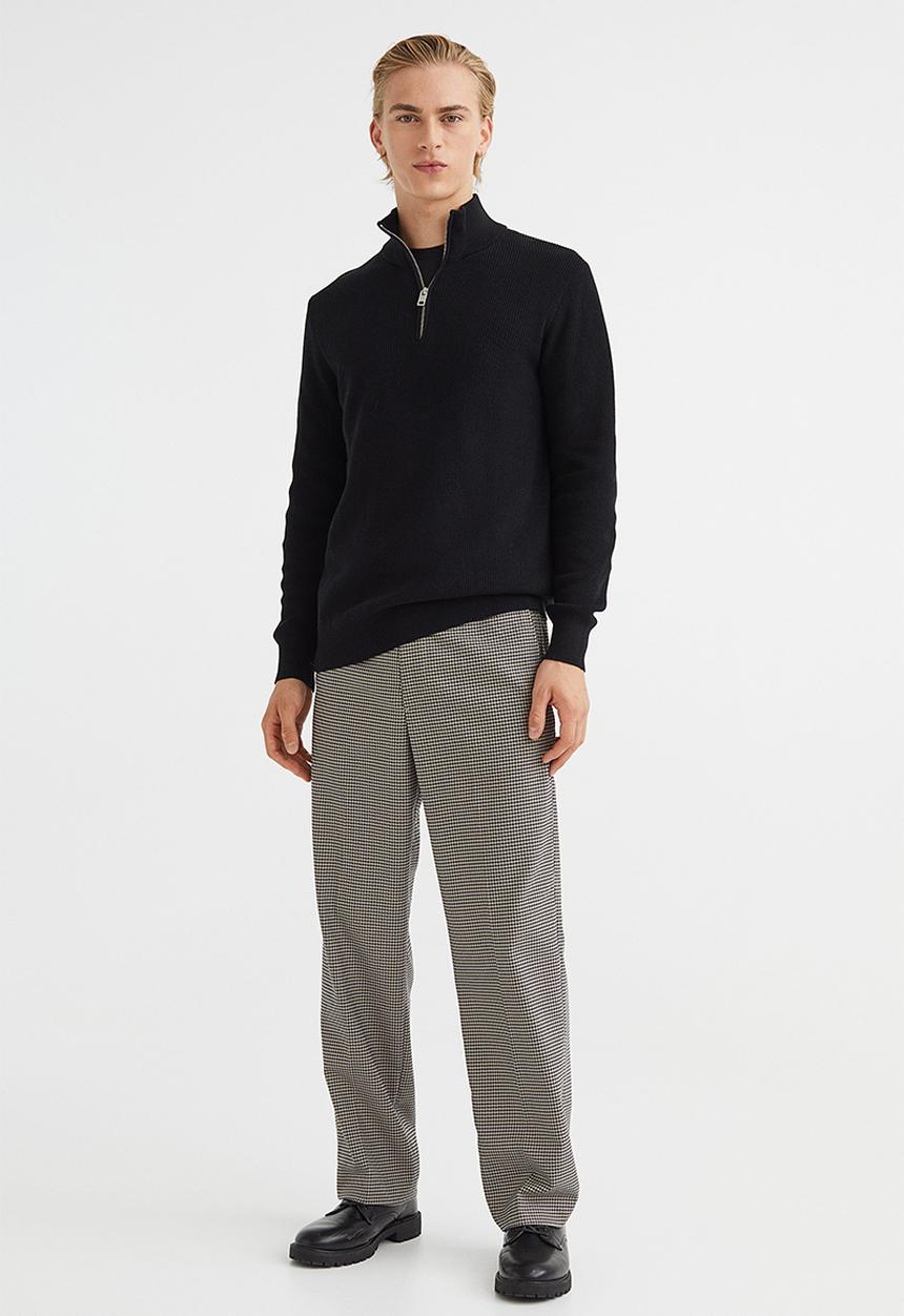 H&M - Slim fit jumper - black