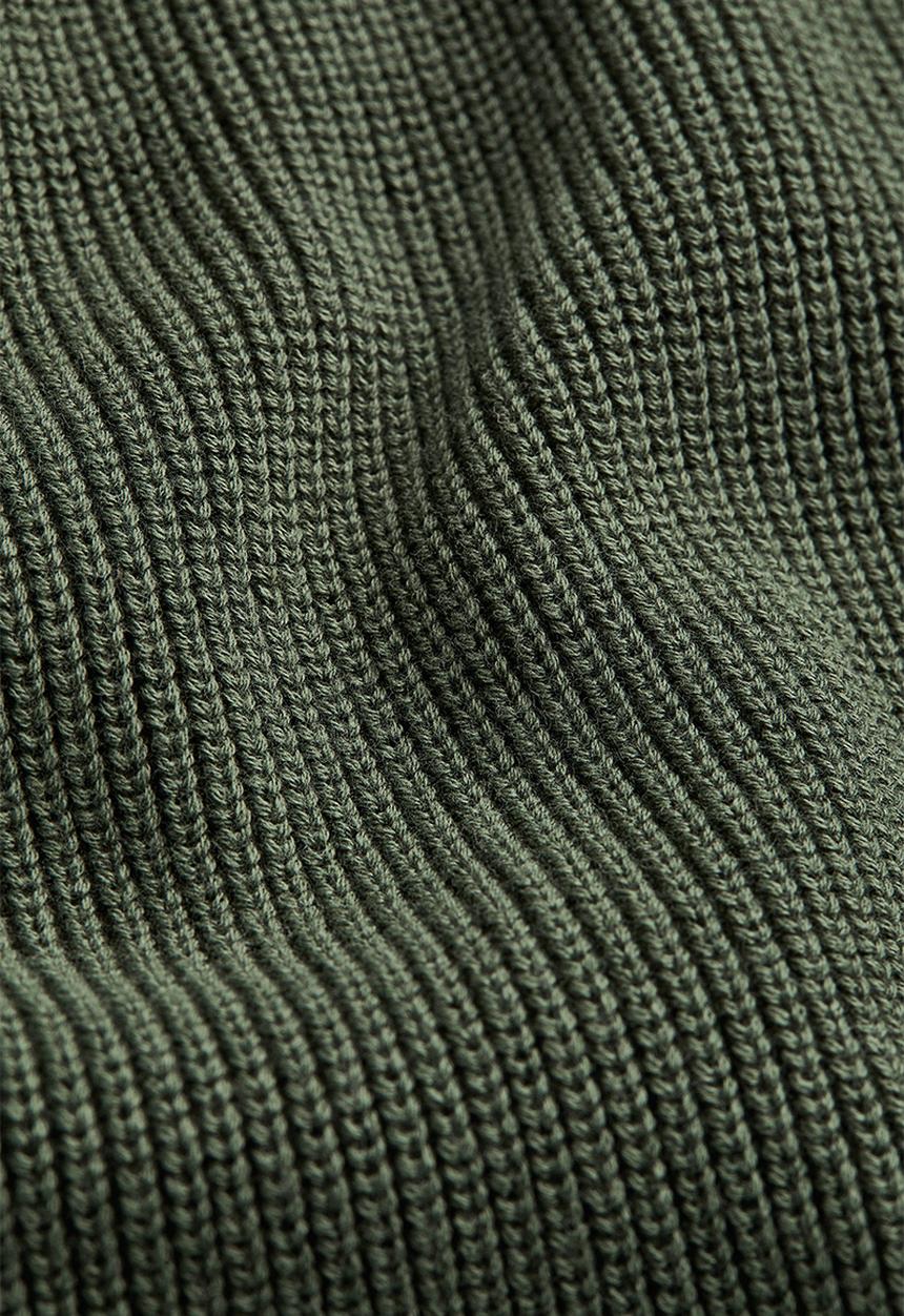H&M - Slim fit jumper - dark khaki green