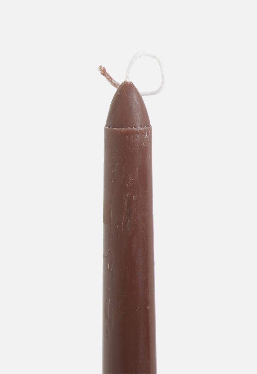Sixth Floor - Set of 4 gradient candle - brown