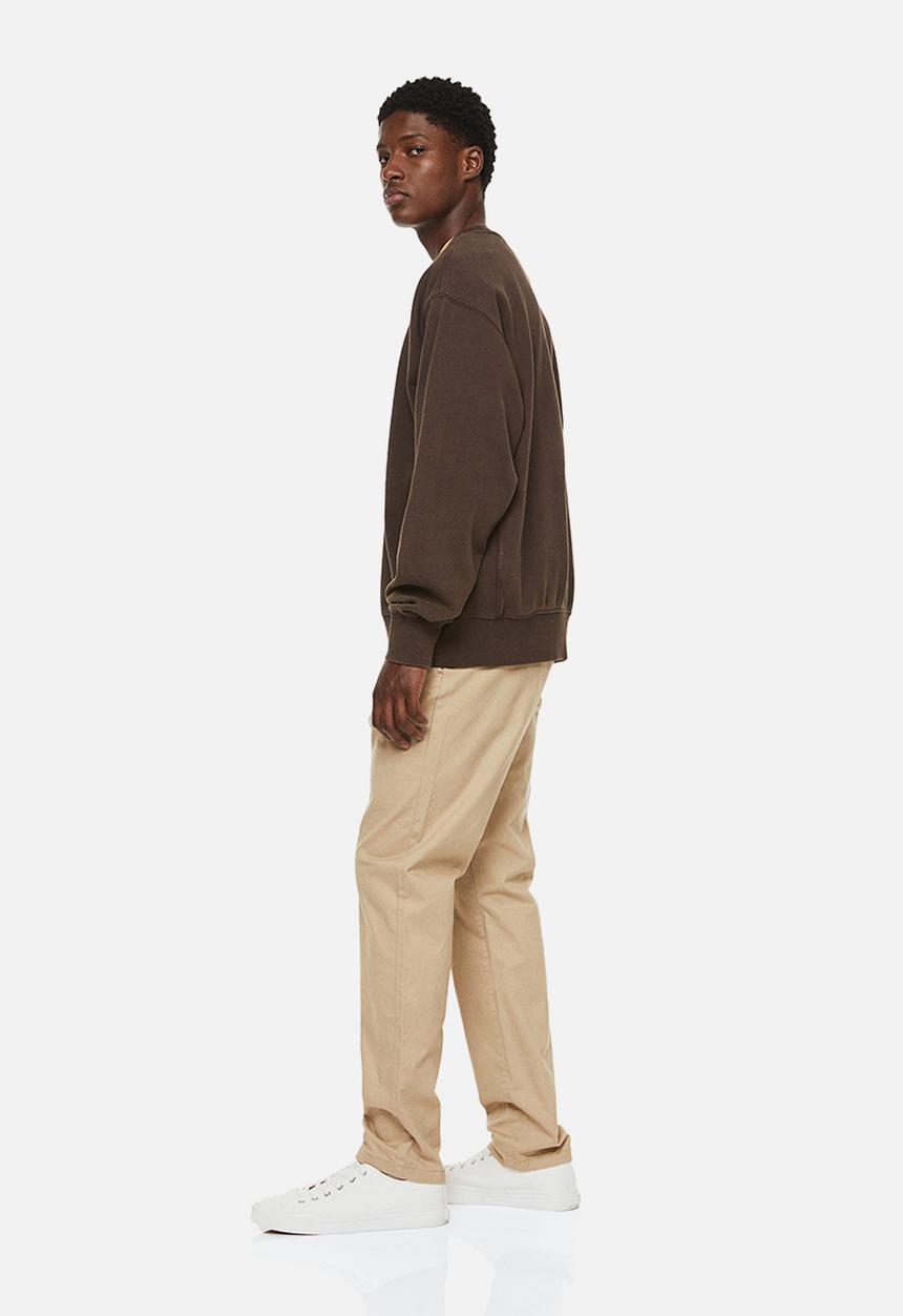 H&M - Slim fit cotton chinos - beige