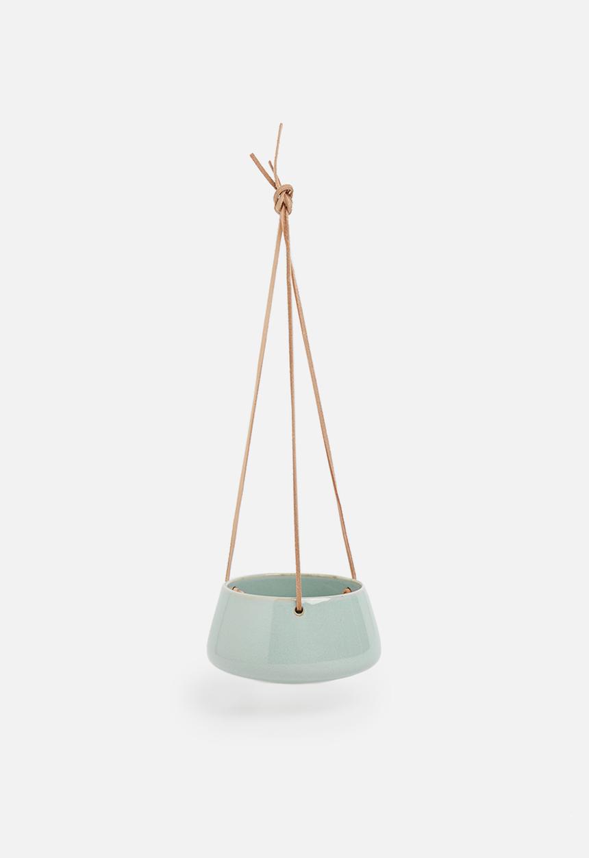 Present Time - Hanging pot unique - grey