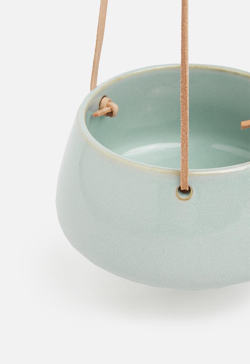 Present Time - Hanging pot unique - grey