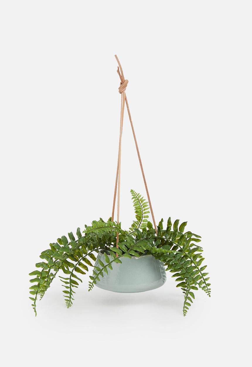Present Time - Hanging pot unique - grey