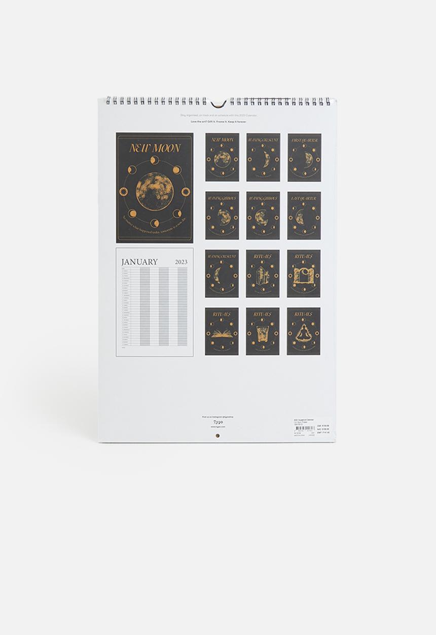Typo - 2023 household calendar - moon phases
