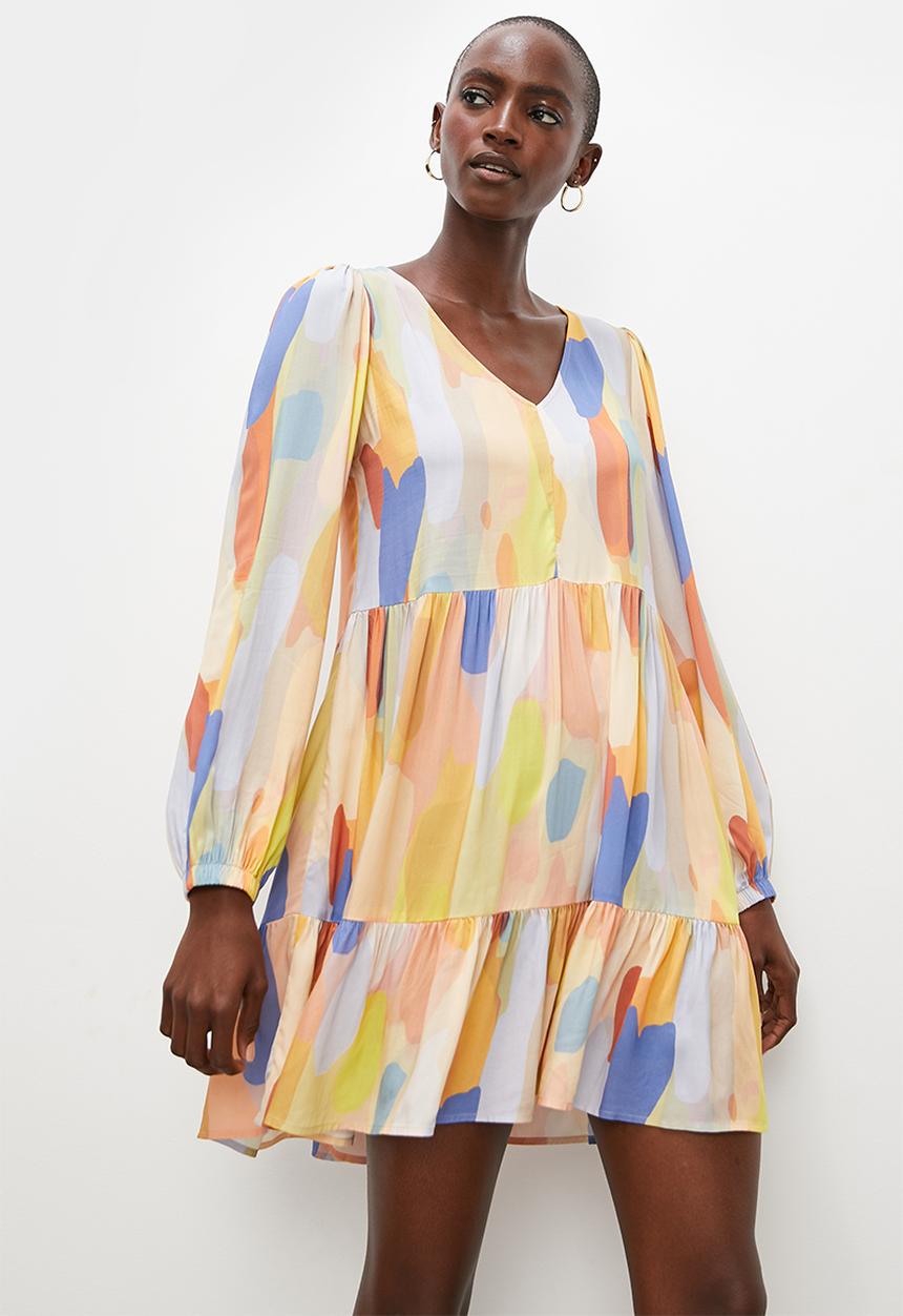 Superbalist - Short tiered dress - multi 