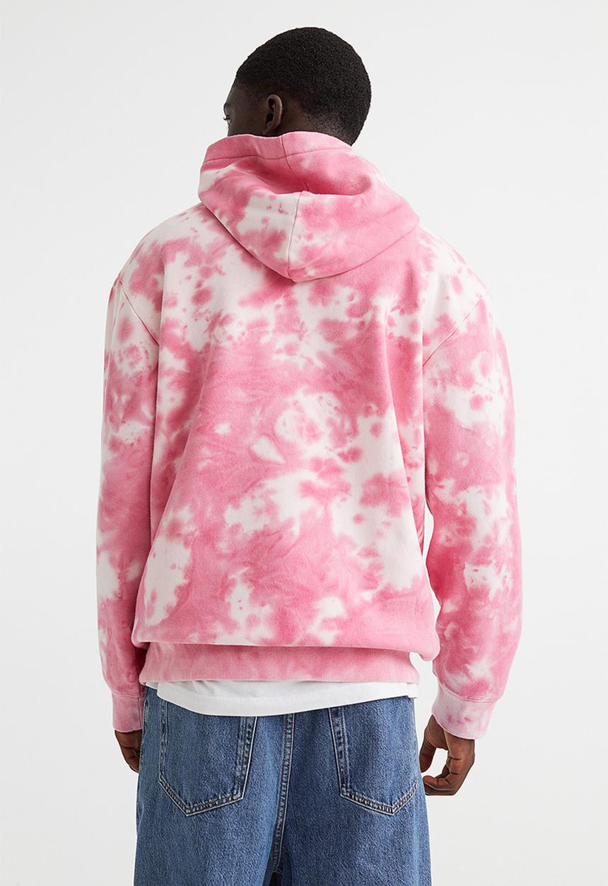 H&M - Relaxed fit hoodie - pink/pink panther