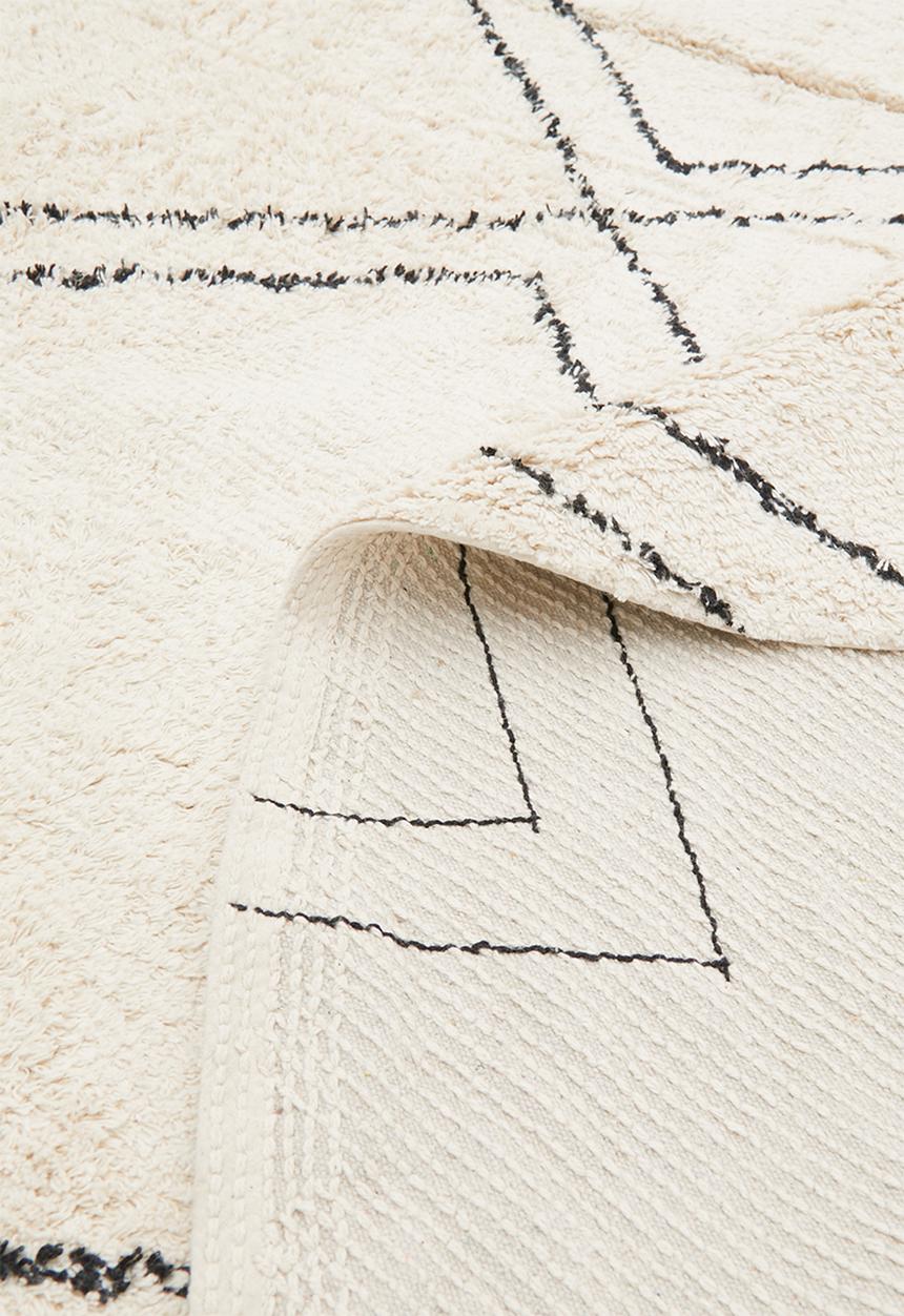 Sixth Floor - Nairi tufted round rug - cream