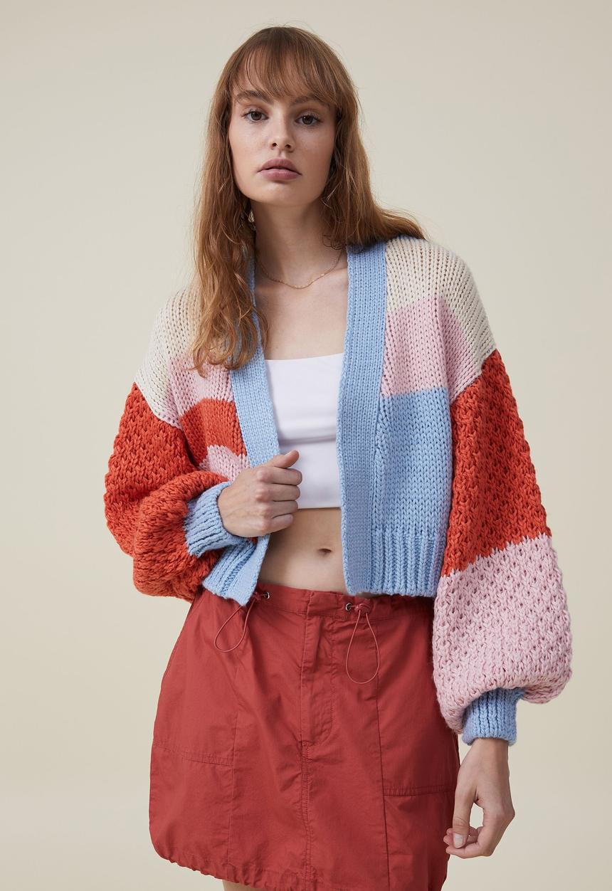 Cotton On - Stripe happy cardi - multi stripe