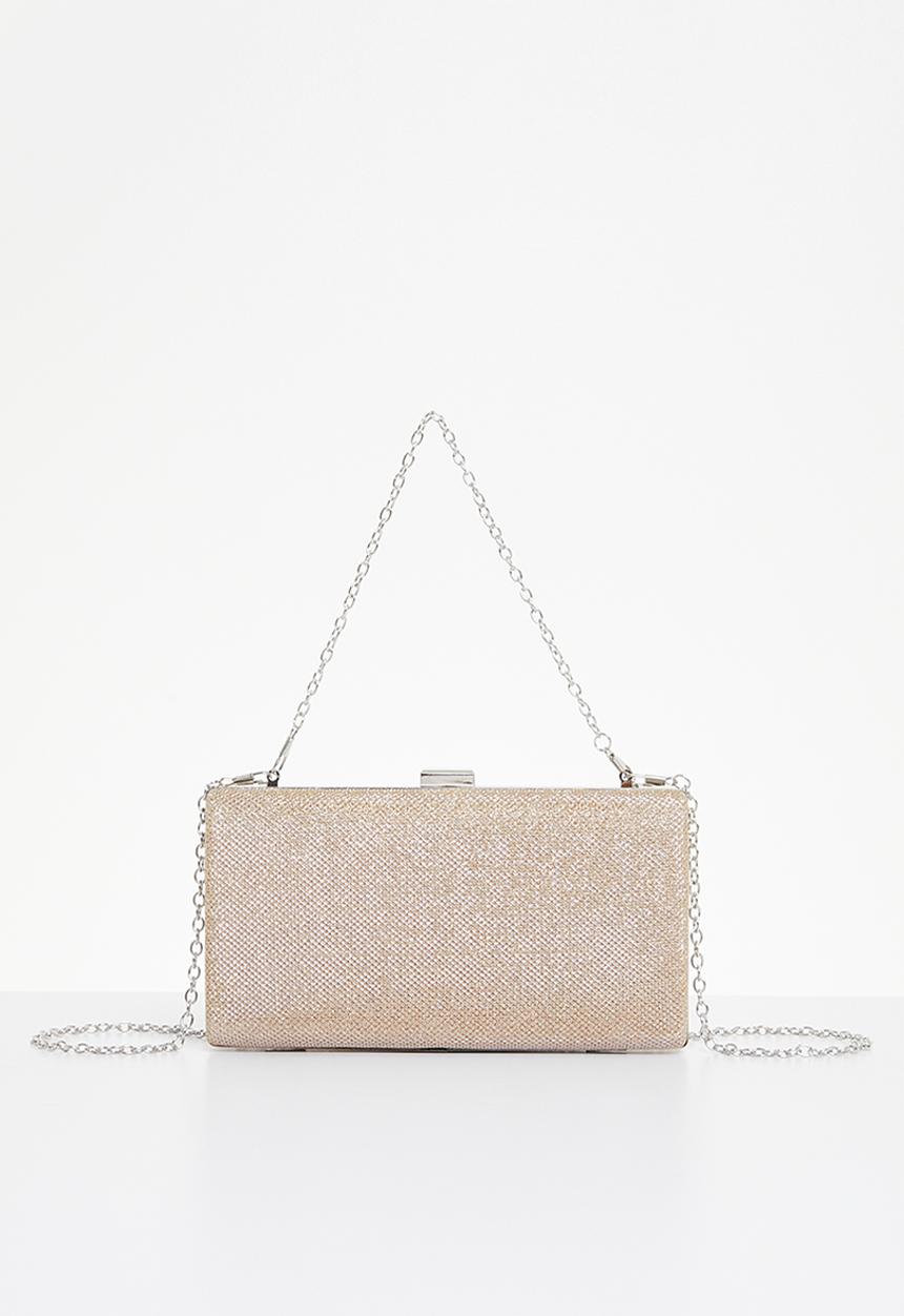 MILLA - Ariel clutch bag - rose gold