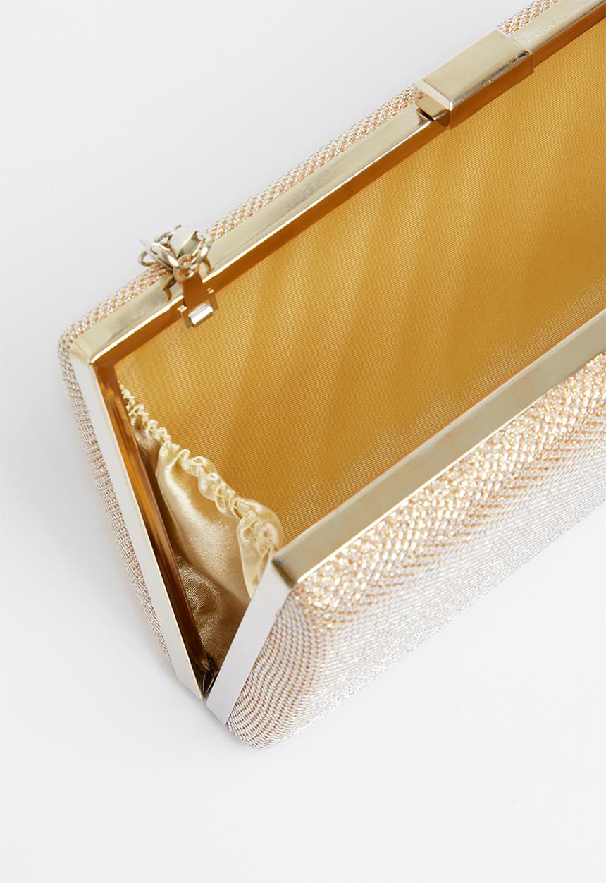 MILLA - Ariel clutch bag - rose gold