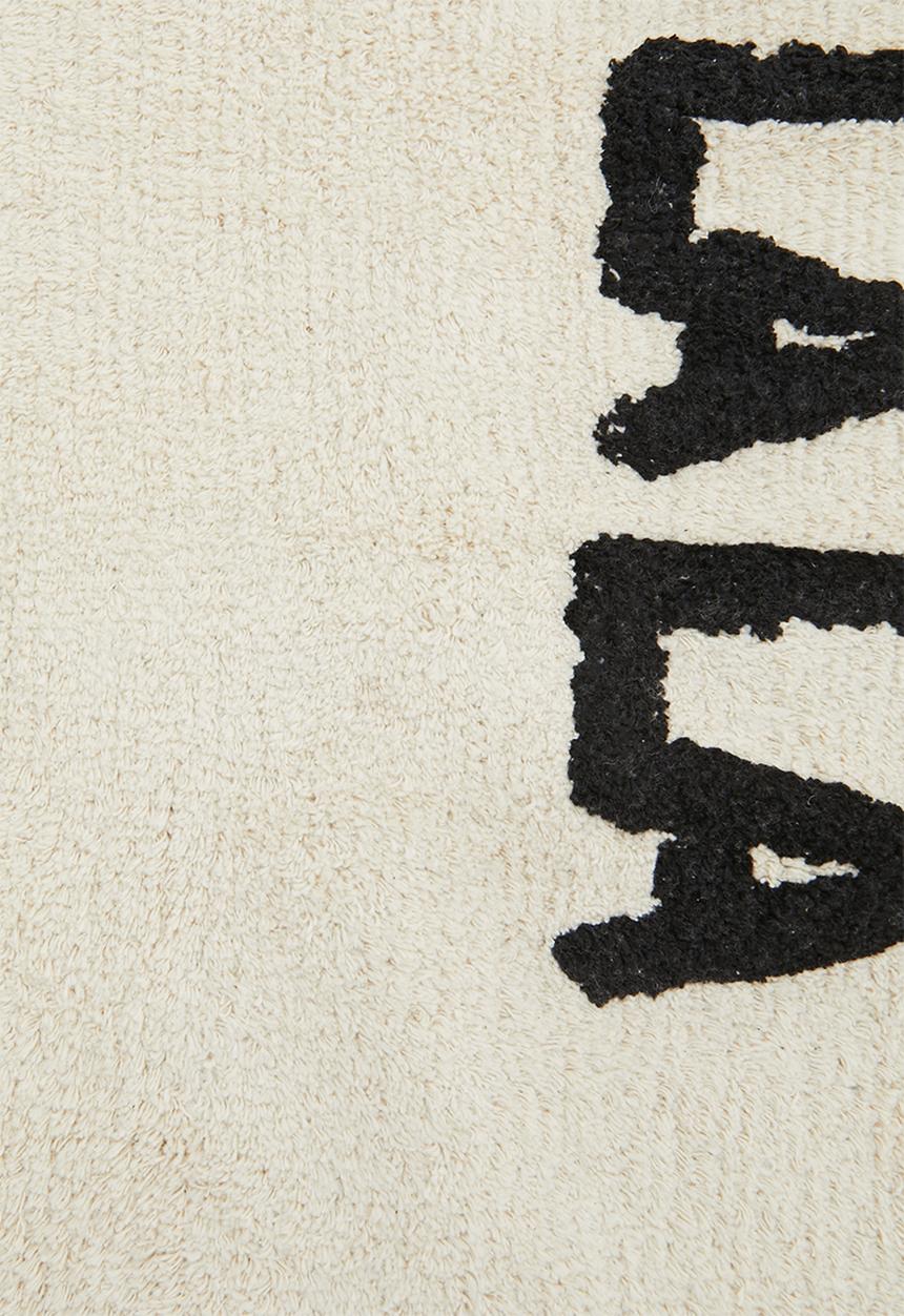 Sixth Floor - Ooh la la tufted bath mat - cream & black