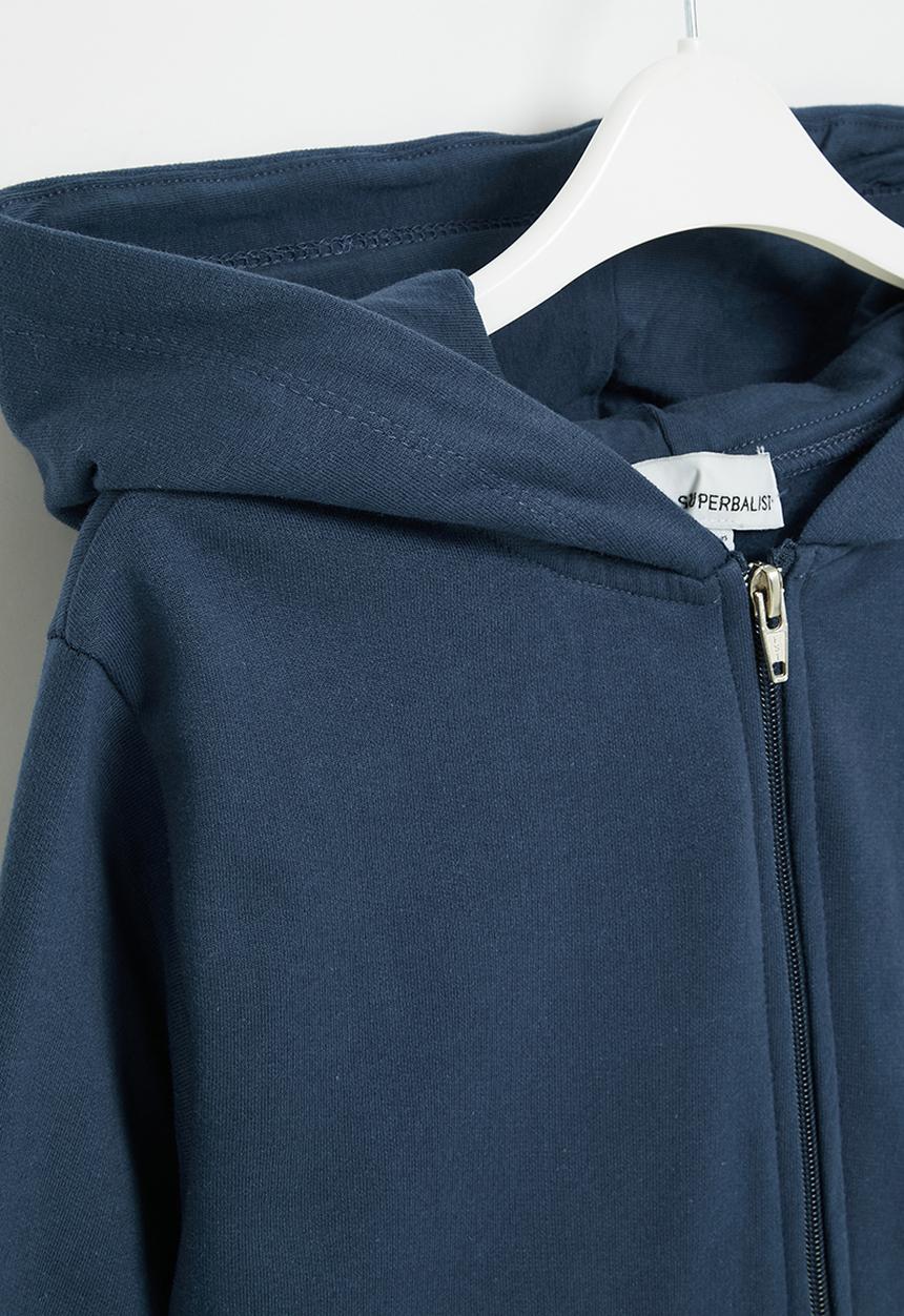 Superbalist - Boys zip through hoodie - navy