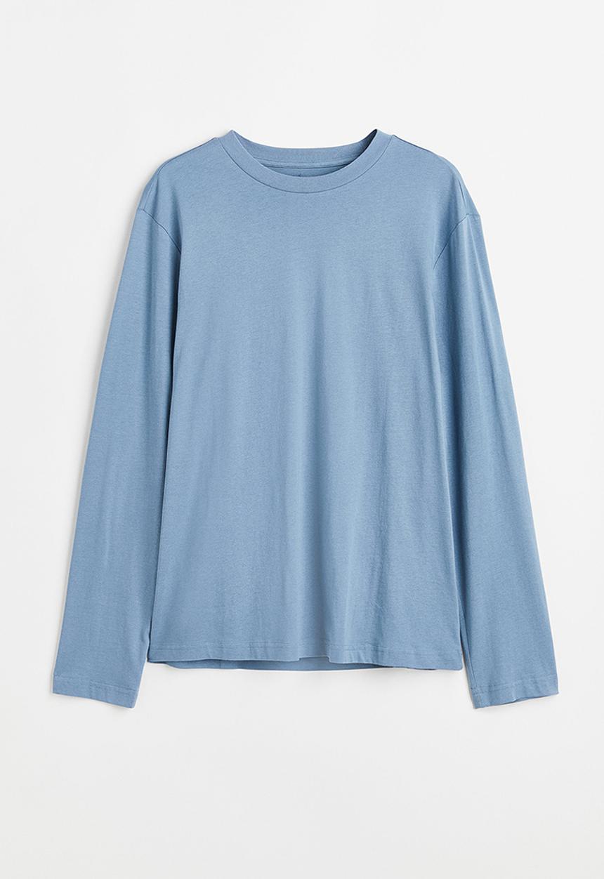 H&M - Regular fit jersey top - blue
