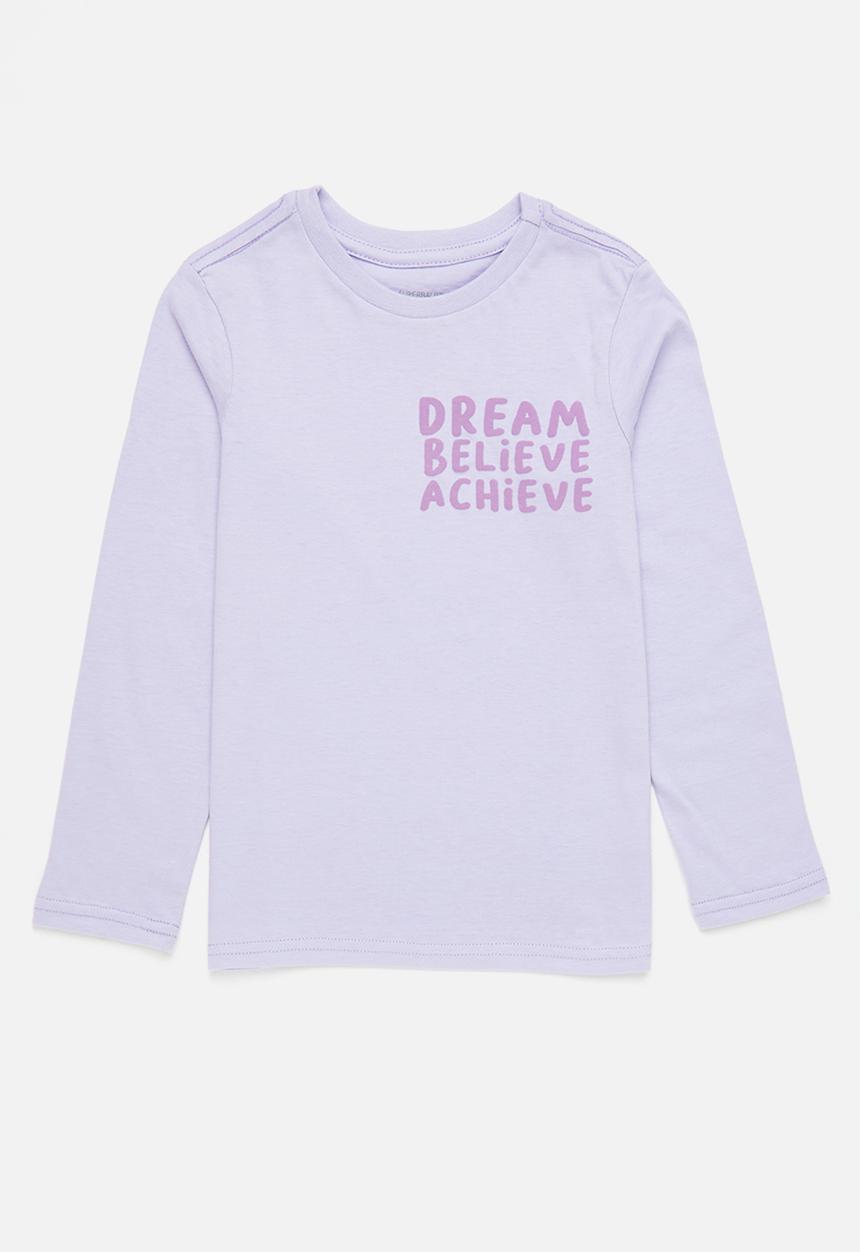 Superbalist - Girls 2 pack graphic tees - pink & lilac 