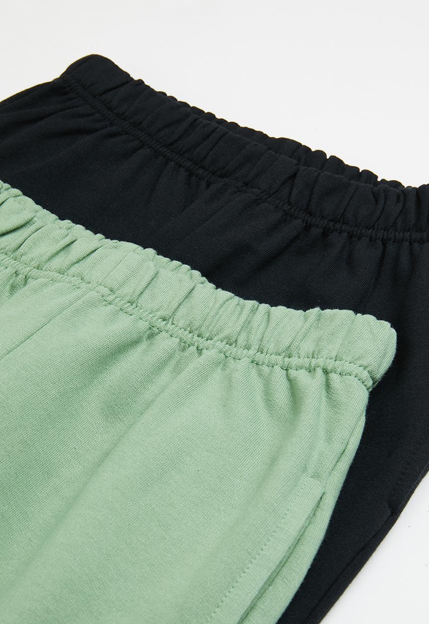 Superbalist - 2 pack jogger - black & fatigue