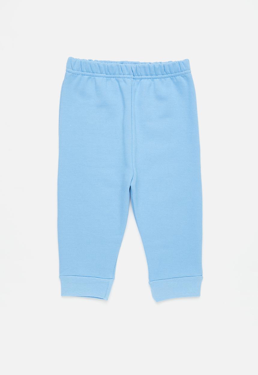 Superbalist - 2 pack plain trackpant - lilac & ight blue