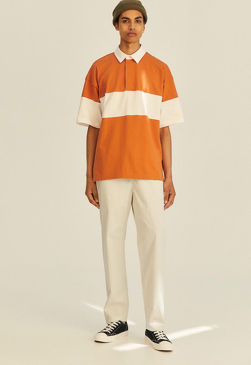 H&M - Relaxed fit twill pull-on trousers - light beige