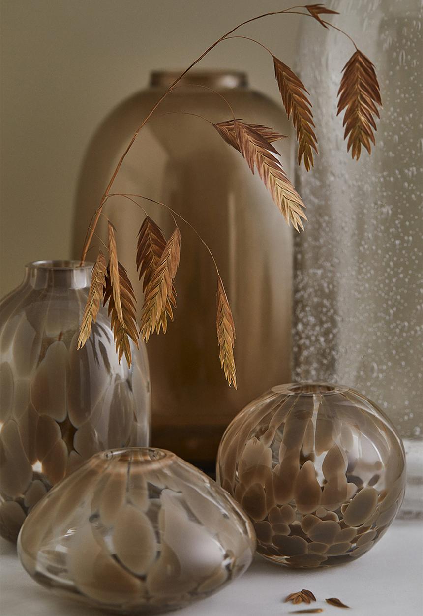 H&M - Patterned mini vase - beige/multi
