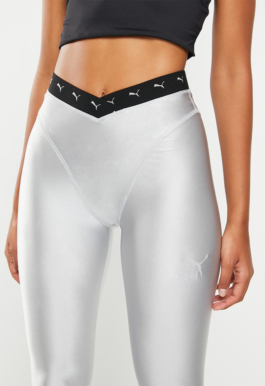 PUMA - Sq leggings high rise - silver 