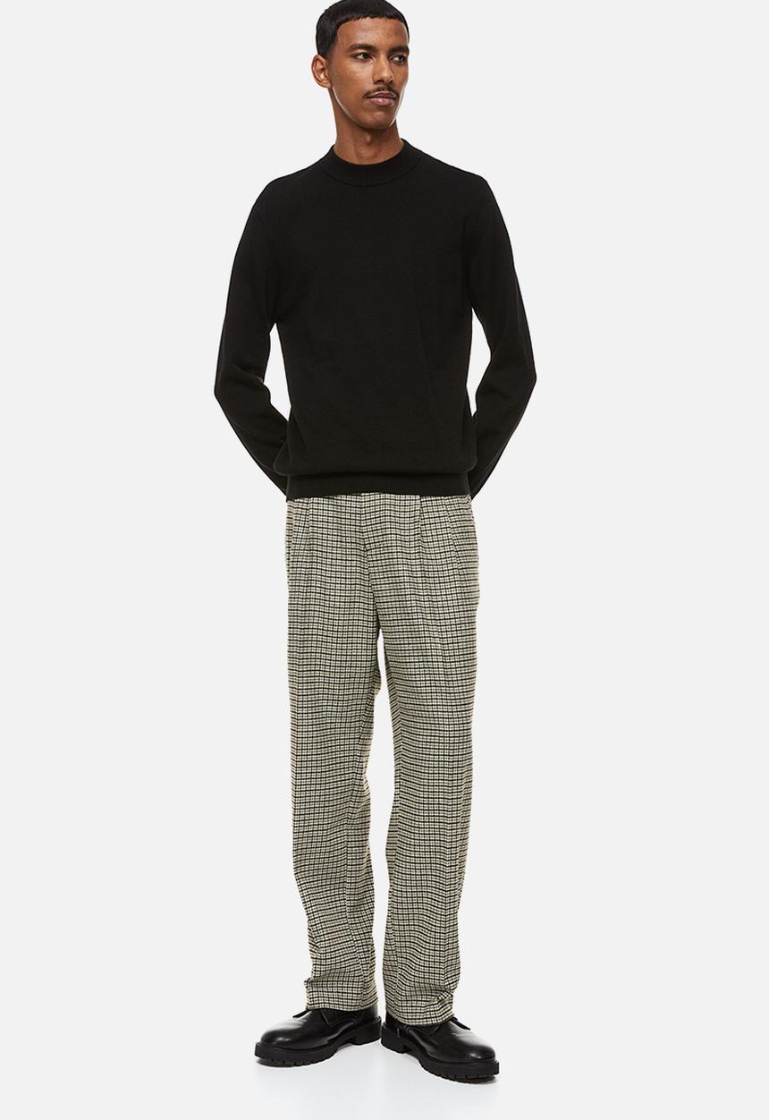 H&M - Slim fit fine-knit turtleneck jumper - black