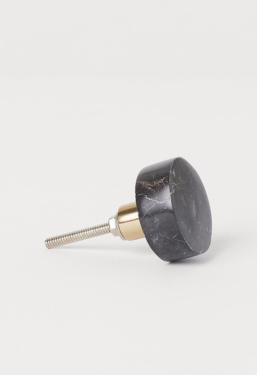 H&M - Marble knob - black