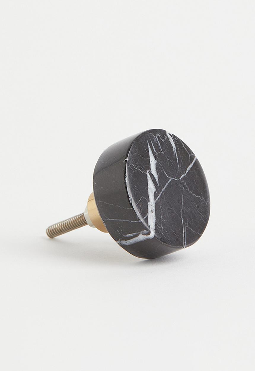 H&M - Marble knob - black