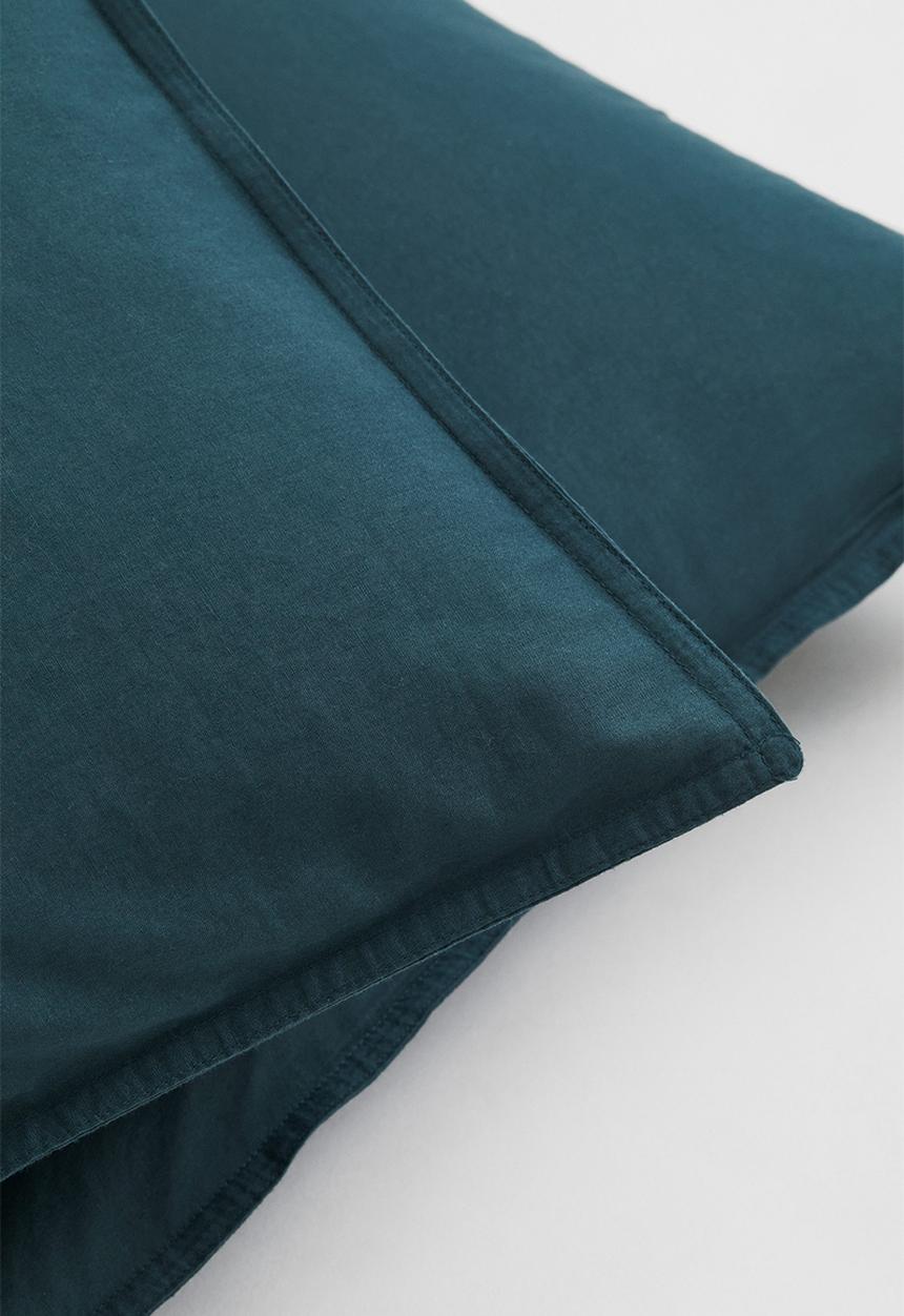 H&M - 2-pack cotton pillowcases - blue/turquoise