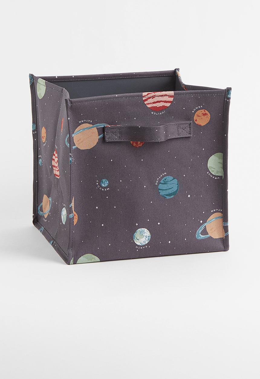 H&M - Printed storage basket - grey/multi