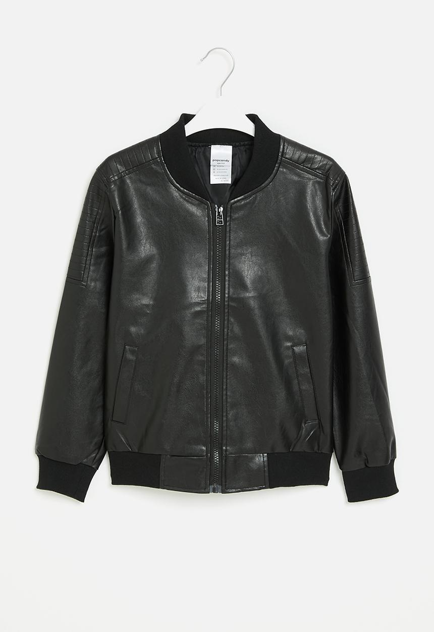 Pop Candy - Faux leather jacket - black