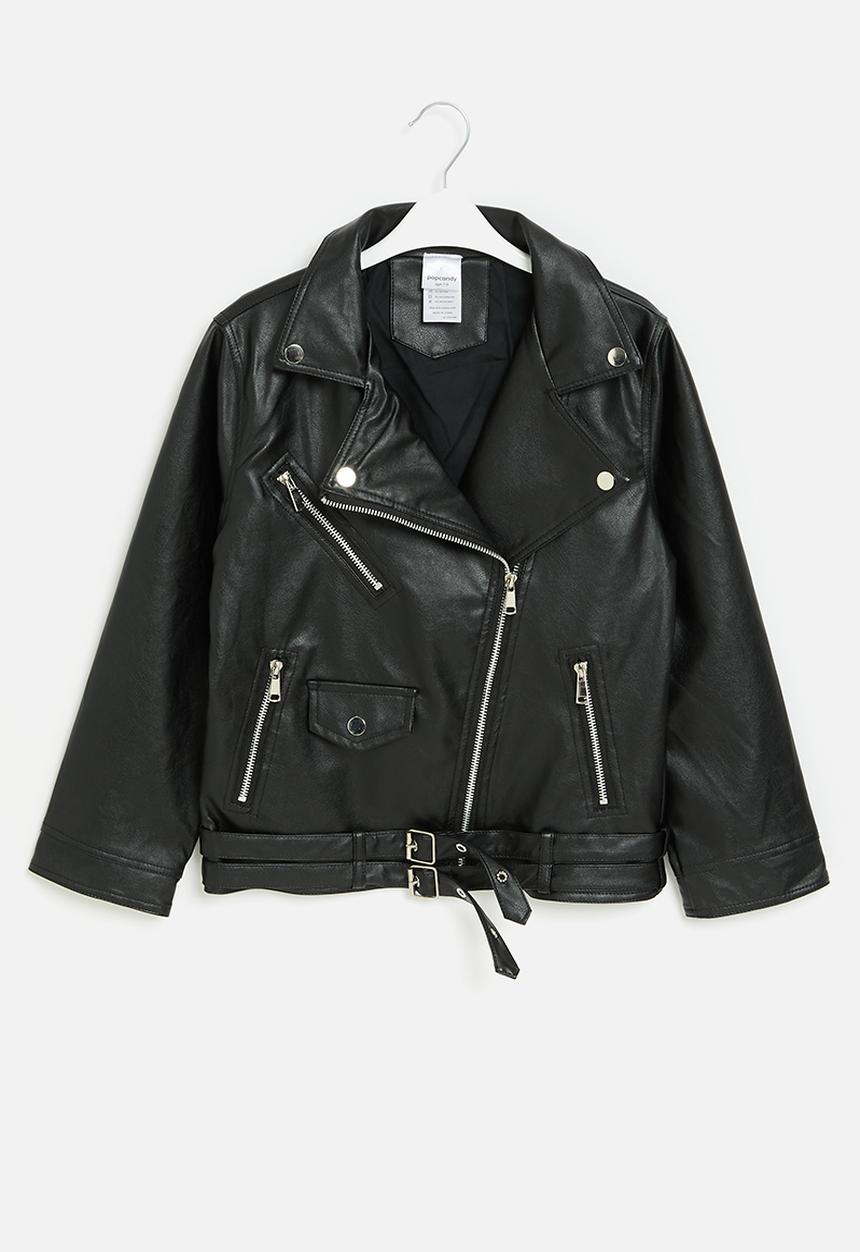 Pop Candy - Girls biker jacket - black