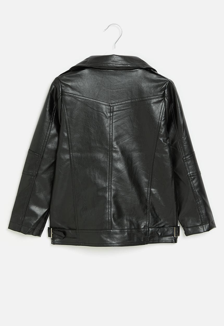 Pop Candy - Boys biker jacket - black