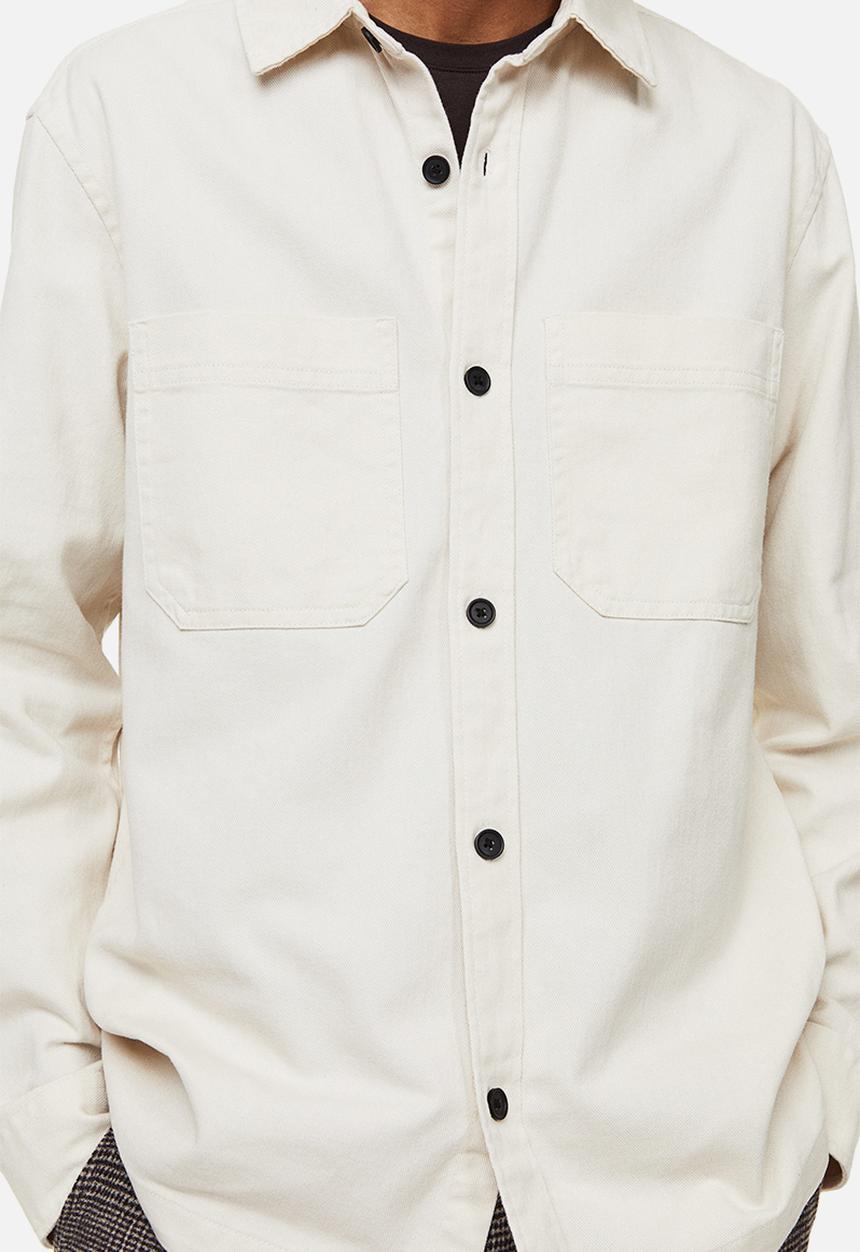 H&M - Regular fit overshirt - cream