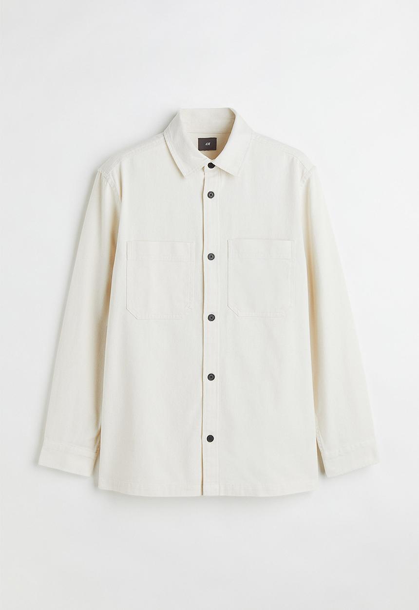 H&M - Regular fit overshirt - cream