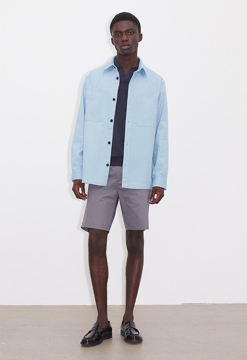 H&M - Regular fit overshirt - light blue