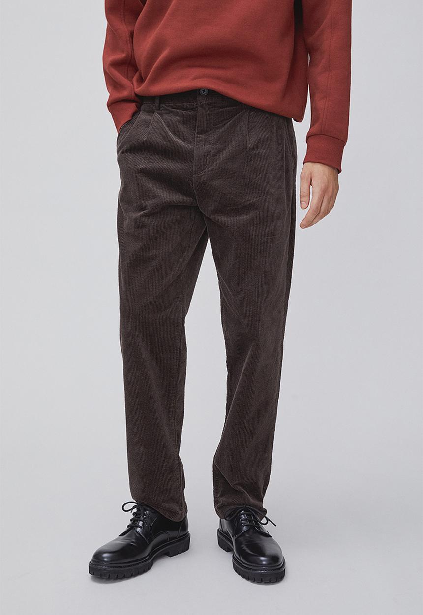 H&M - Regular fit corduroy trousers - dark brown