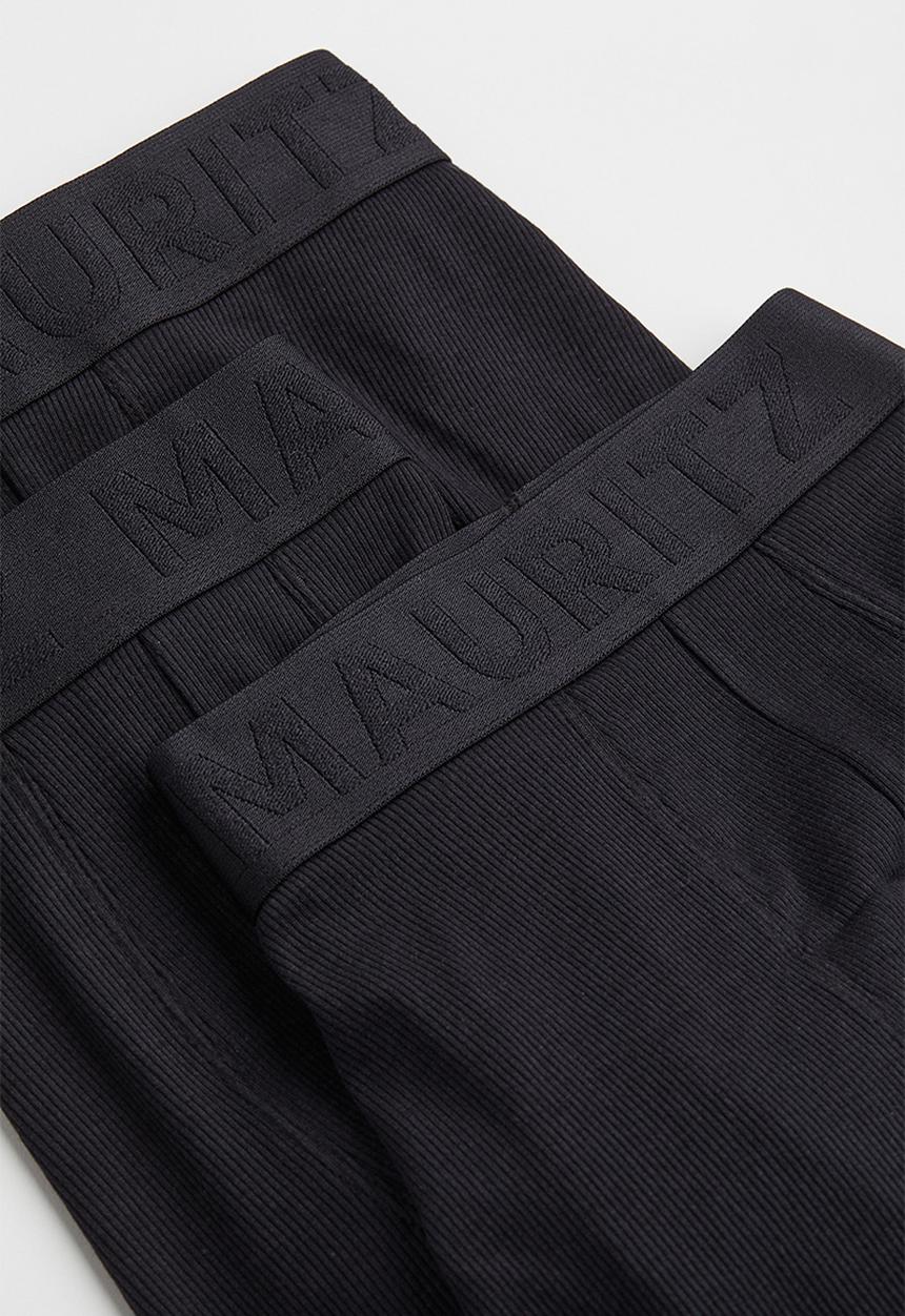 H&M - 3 Pack lyocell-blend mid trunks - black