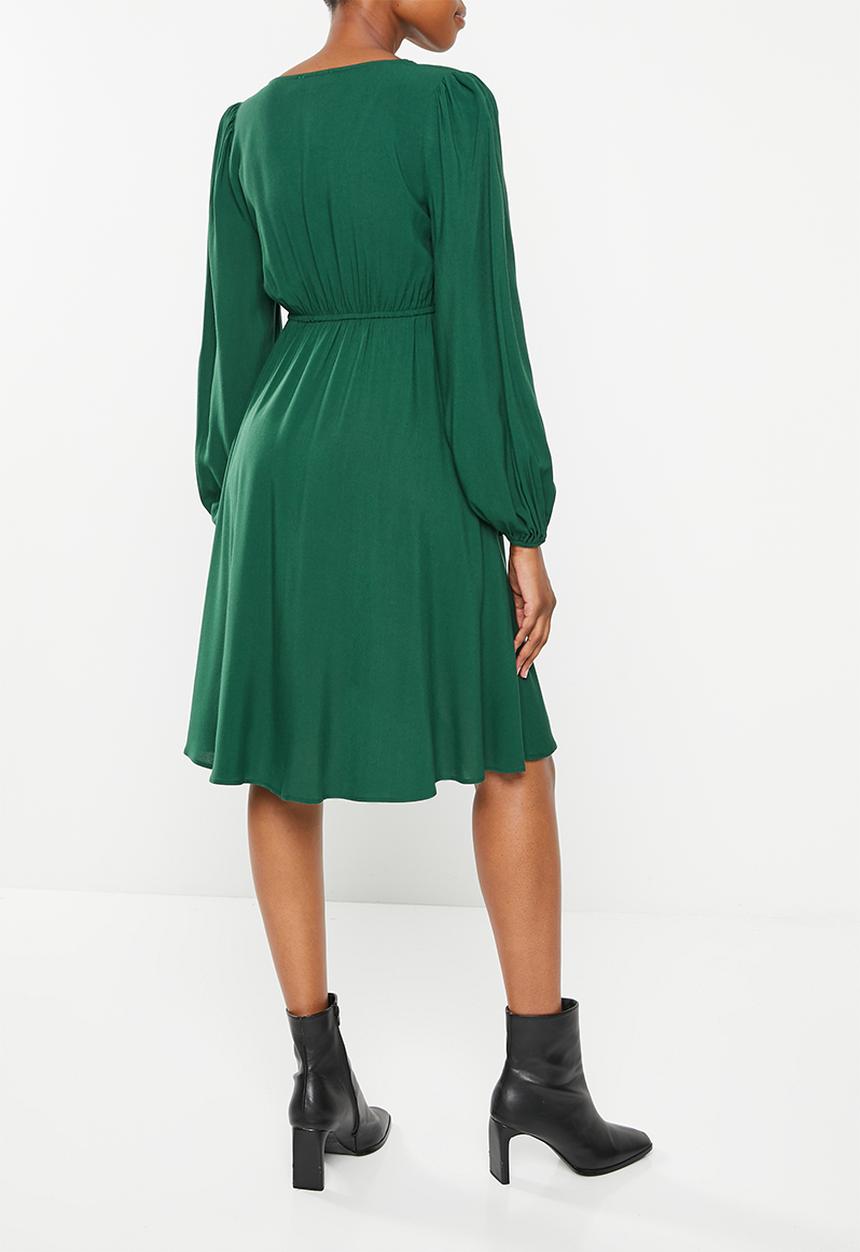 Superbalist - Maternity mock wrap mini - green