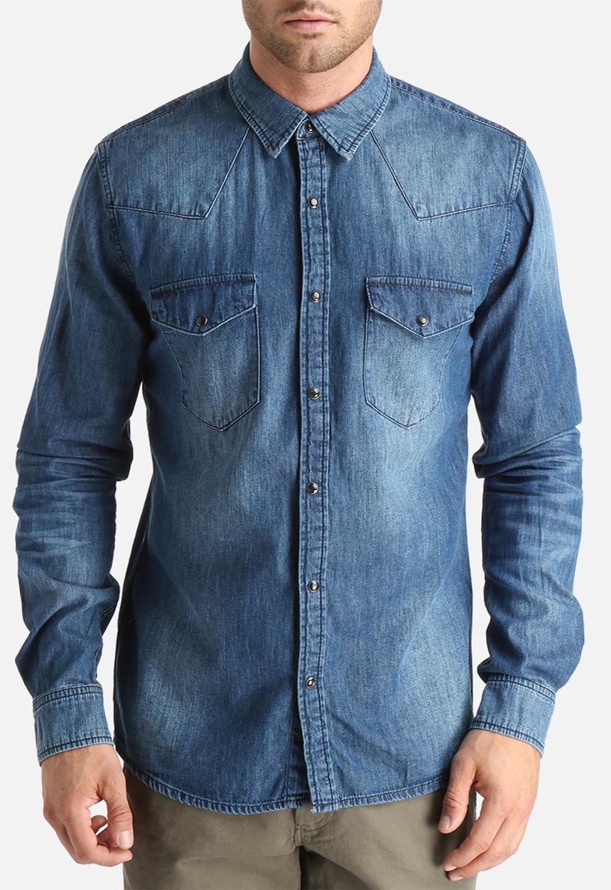 Only & Sons - Slim Denim Shirt