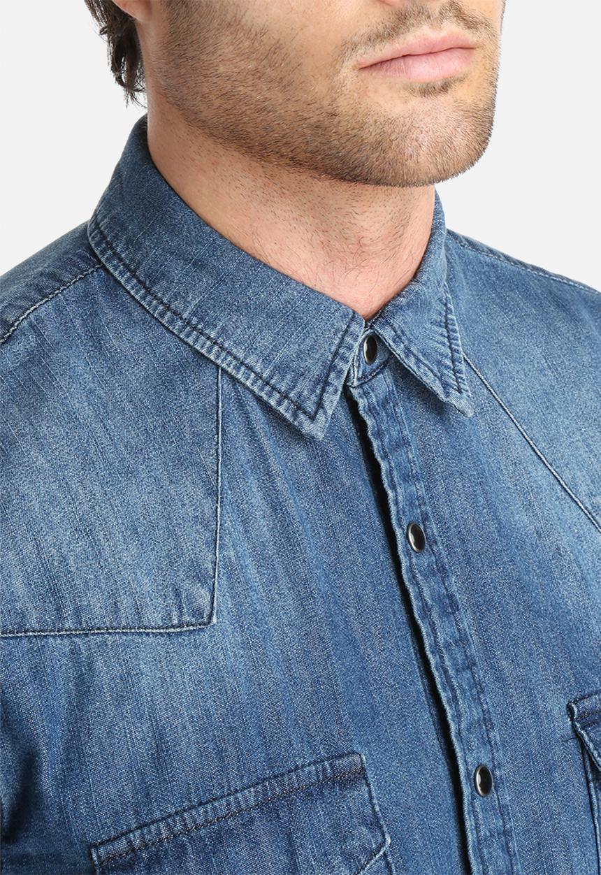 Only & Sons - Slim Denim Shirt