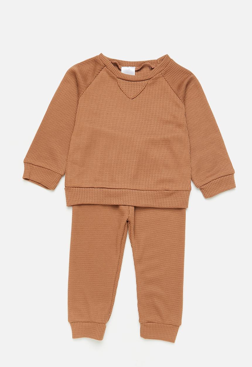 Pop Candy - Baby sweatset - tan