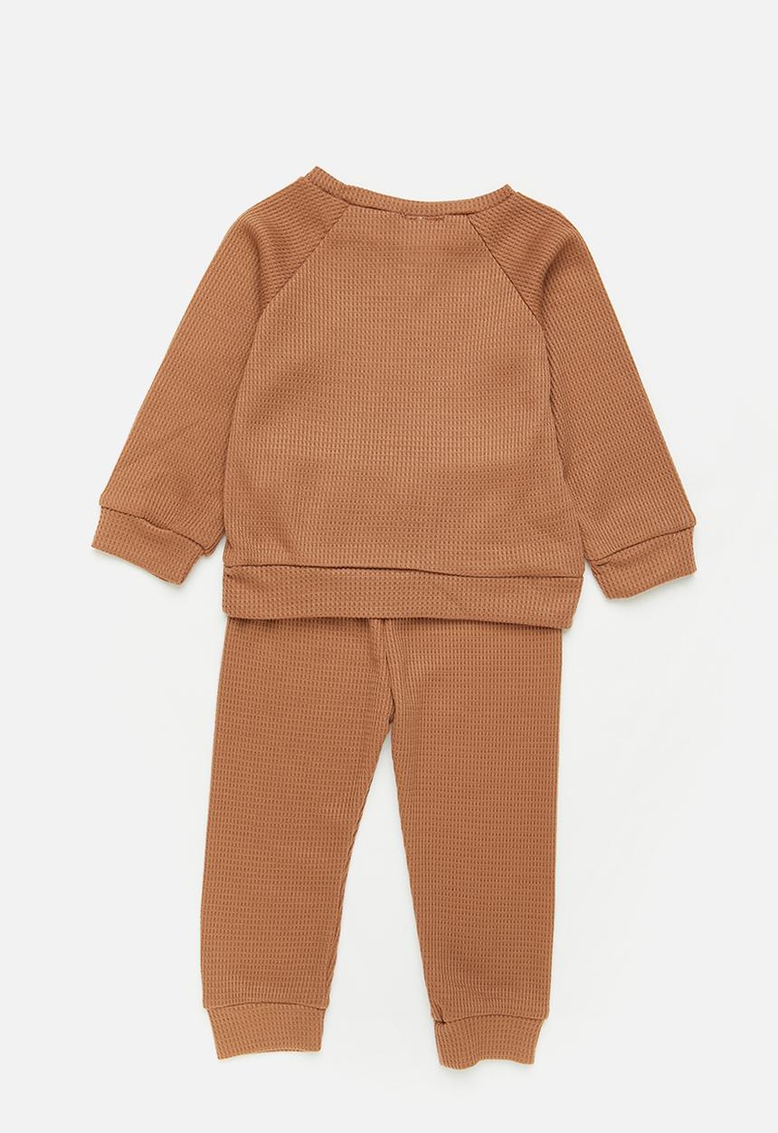 Pop Candy - Baby sweatset - tan