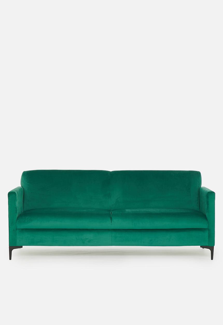 Blockhouse - Quin 3 seater - emerald green