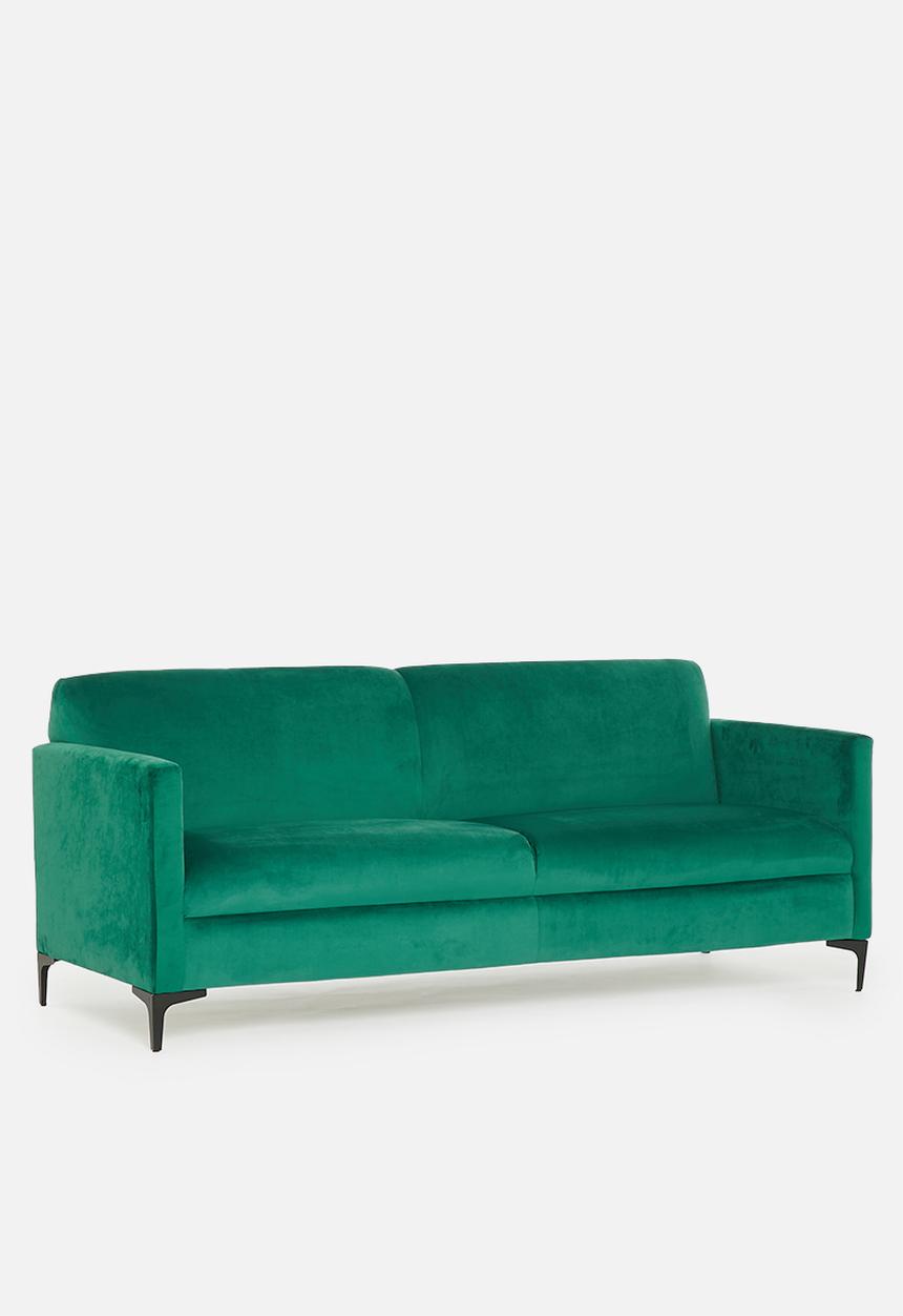 Blockhouse - Quin 3 seater - emerald green