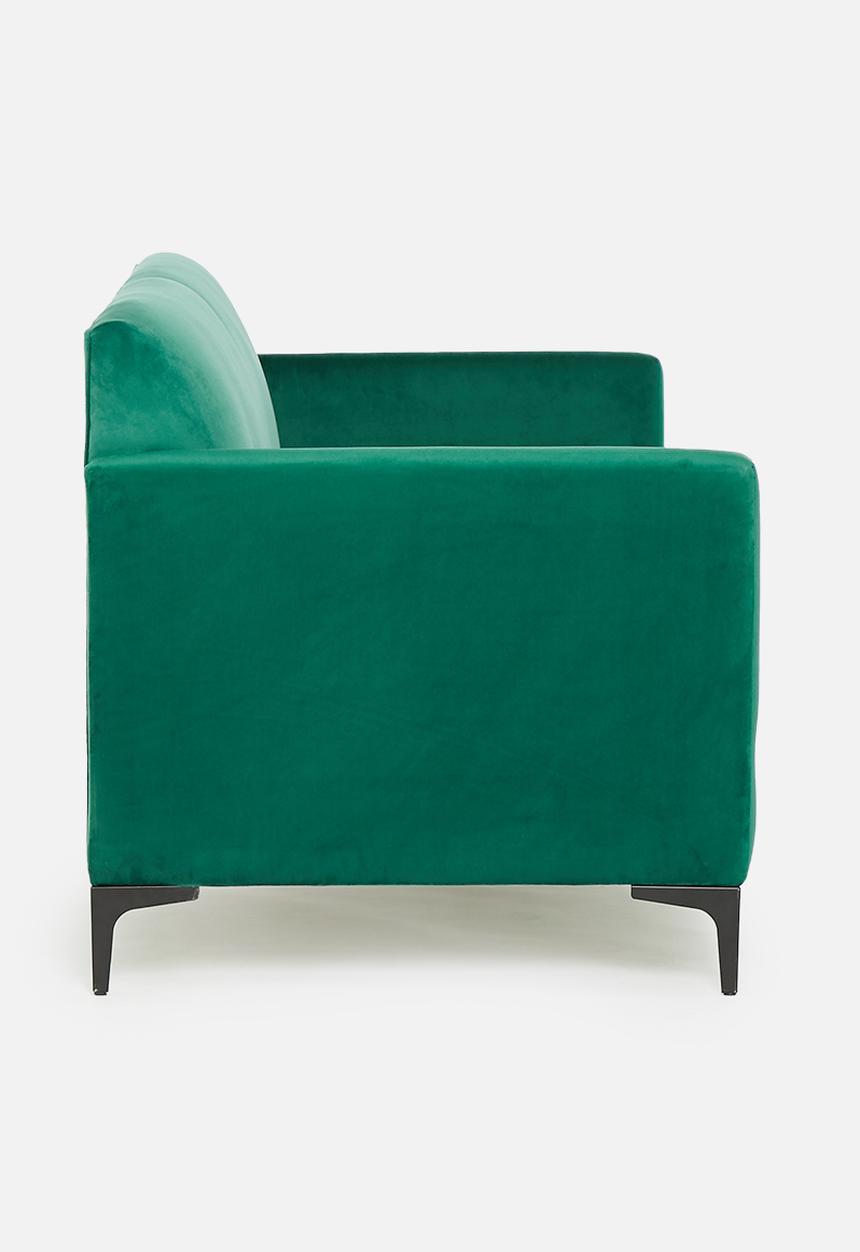 Blockhouse - Quin 3 seater - emerald green