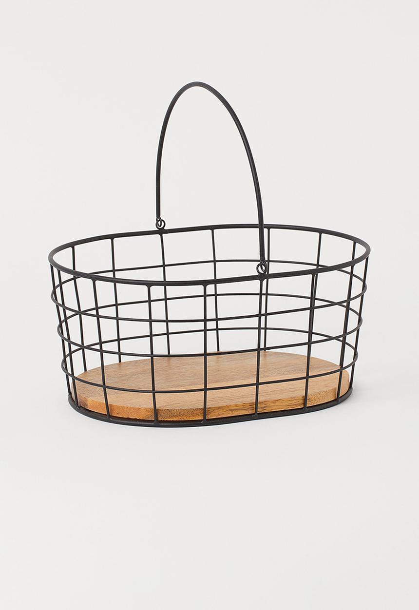 H&M - Metal storage basket - blackDNU