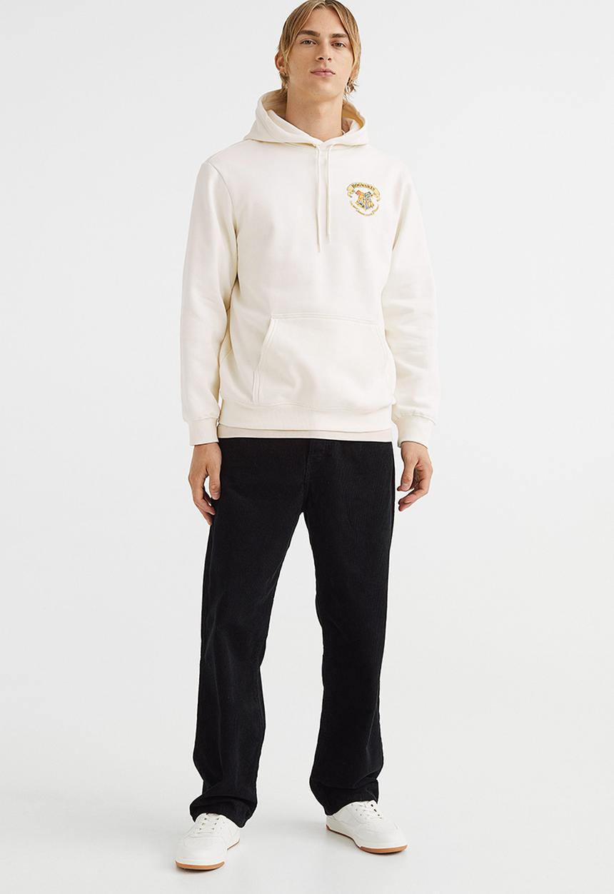 H&M - Regular fit hoodie - white/harry potter