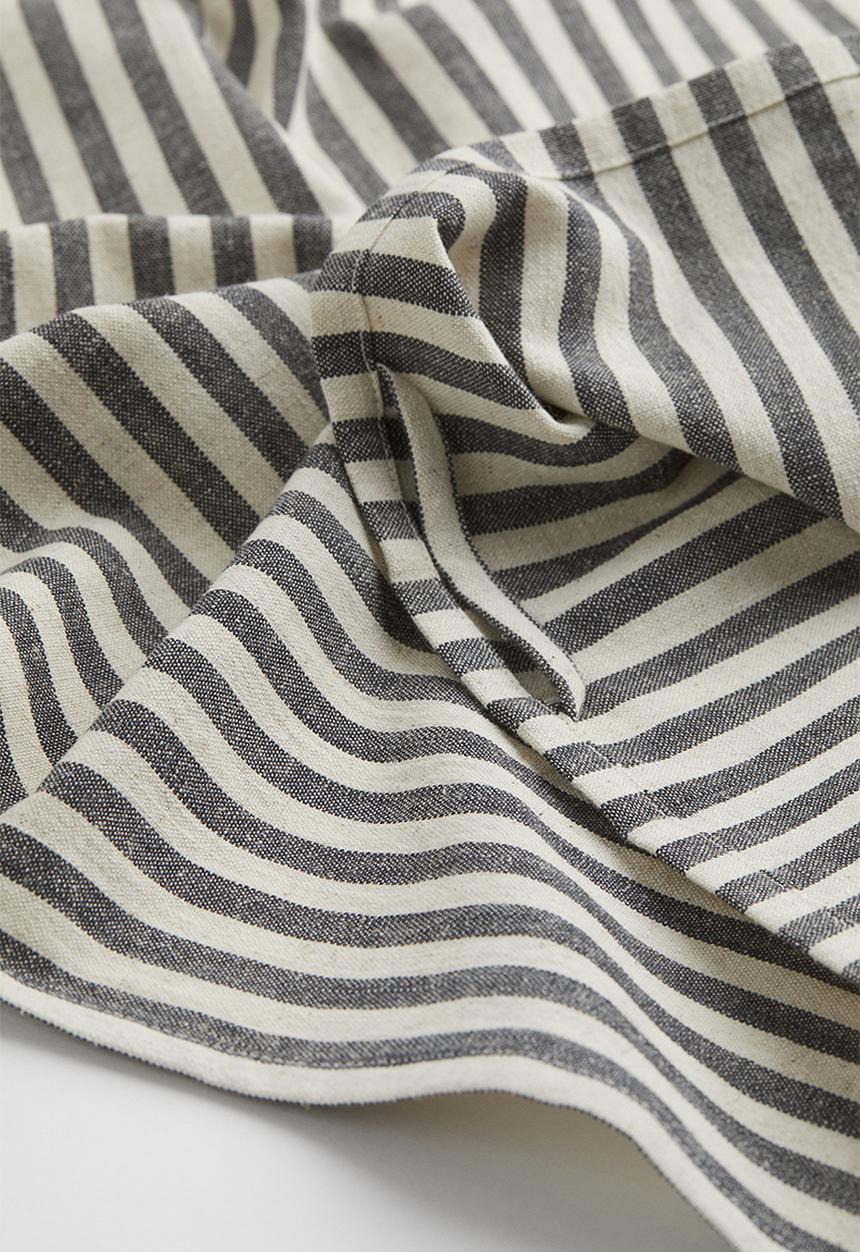 H&M - Striped tea towel - grey/multi