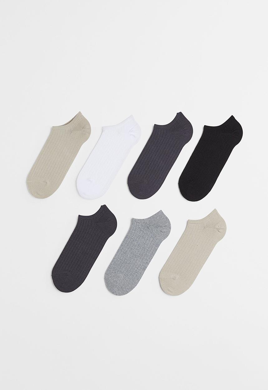 H&M - 7 Pack trainer socks - multi