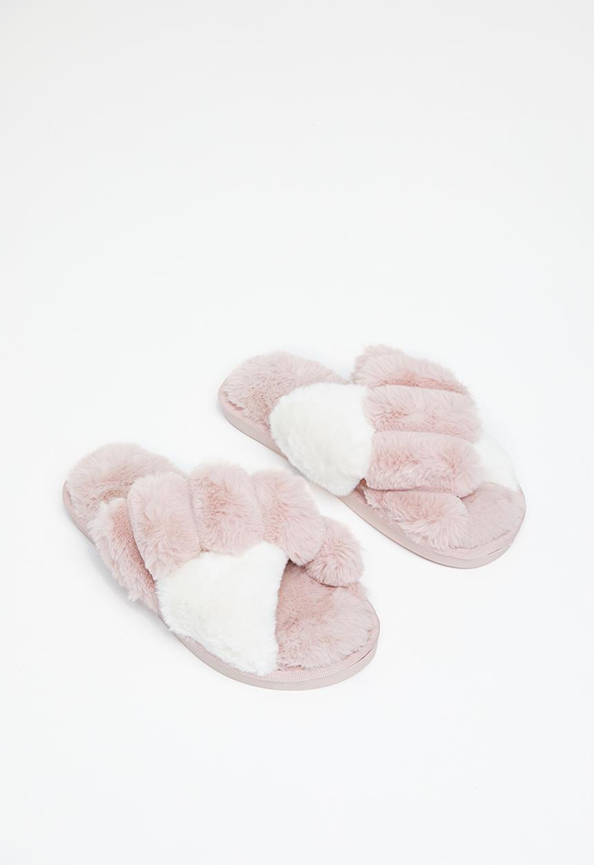 Superbalist - Cross strap slipper - pink