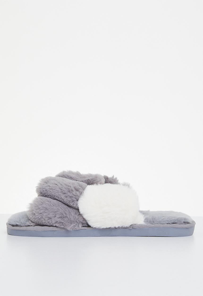 Superbalist - Cross strap slipper - grey